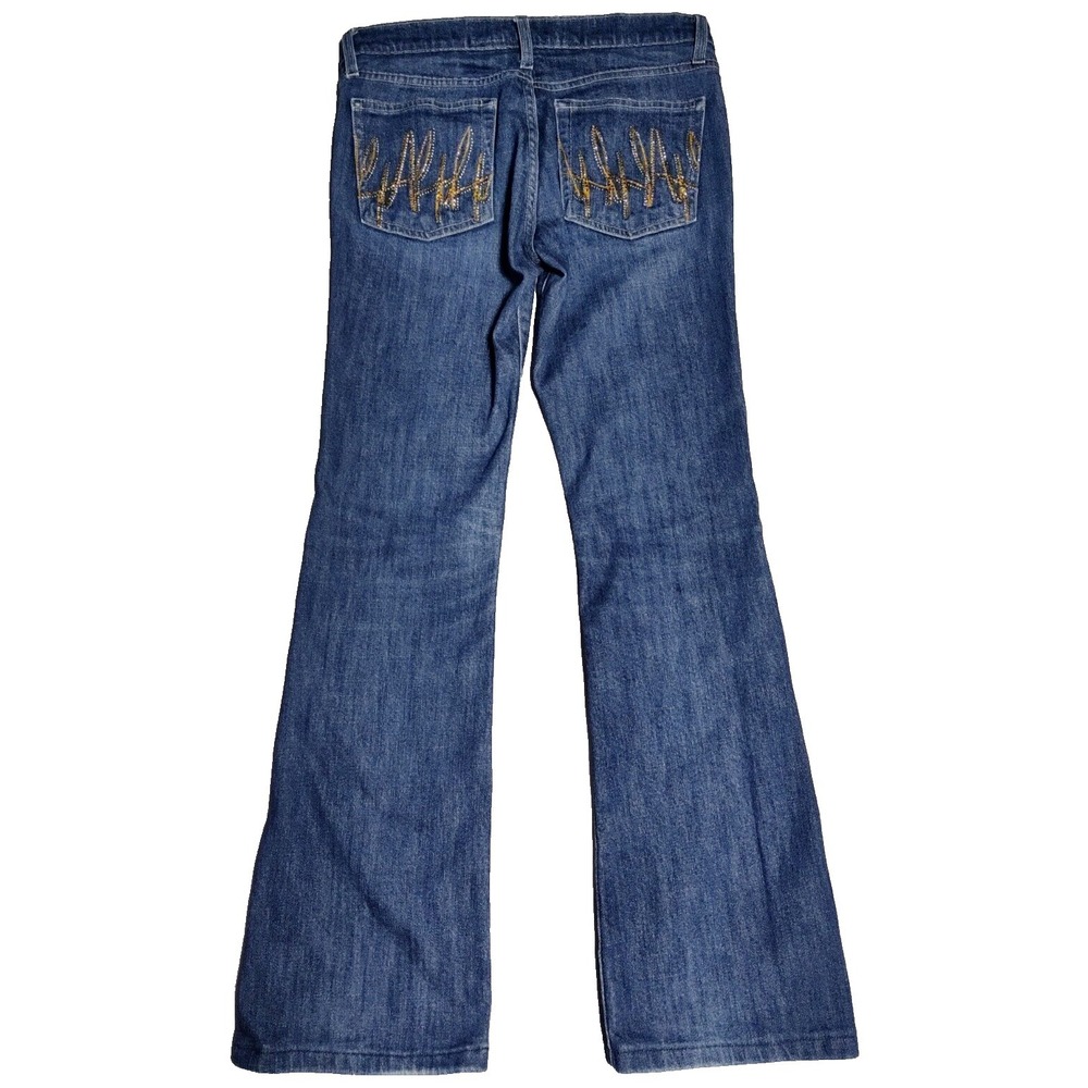CARLOS MIELE Bootcut‎ Stretch Denim Designer Blue Jeans - Women EU36 (US 6)